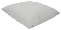 rucomfy Beanbags Square Floor Cushion Large Indoor/Outdoor Bean bag - Use As Large Pillow or Chair - Water Resistant and Durable - L70cm x W70cm (Platinum)