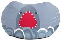 rucomfy Beanbags Kids Animal Printed Bean Bag Chair. Pre Filled Safe Toddler Bedroom Seat Comfy Children Playroom Furniture Decor. Machine Washable (Shark, Medium (D60cm x H80cm))