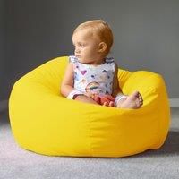 rucomfy Beanbags Indoor Outdoor Small Kids Bean Bag. Childrens Outside Garden Chair. Pre Filled Water Resistant & Durable. 50cm x 65cm (Yellow)