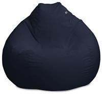 rucomfy Beanbags Large Indoor Outdoor Slouchbag Bean Bag. Pre Filled Outside Garden Chair. Water Resistant & Durable - 80 x 110cm (Navy)
