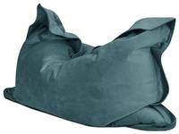 rucomfy Beanbags Extra Large Luxurious Velvet Squashy Squarbie Bean Bag. Use as Cushion, Chair or Lounger. 160 x 120cm (Teal)
