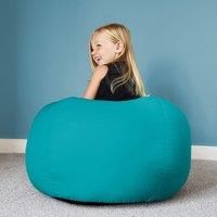 rucomfy Beanbags Small Kids Indoor / Outdoor Bean Bag. Childrens Outside Garden Chair. Pre-Filled Water Resistant & Durable. 50cm x 65cm (Turquoise)