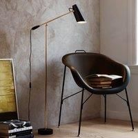 Northern Retro floor lamp Birdy in black/brass