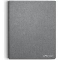 REMARKABLE Polymer Weave Book Folio Case - Grey, Silver/Grey