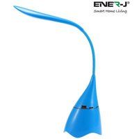 Ener-J LED Desk Lamp with Bluetooth Speaker - Blue
