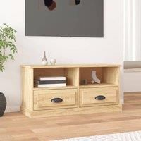 TV Cabinet Sonoma Oak 93x35.5x45 cm Engineered Wood