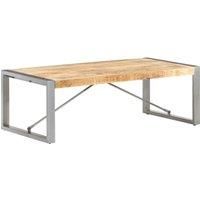 Coffee Table 120x60x40 cm Rough Mango Wood