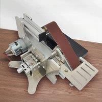533x30mm Multi-Function Mini Micro Sander Grinding Electric Small Belt Sander DIY Benchtop Stand