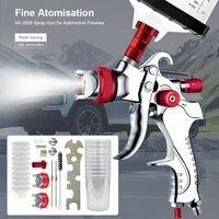 Handheld Car Paint Spray Gun Atomization Finish Paint Spray Gun Gravity Auto Paint Spray Gun High Paint No Clean Pot Spray Gun