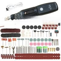 Mini Electric Drill USB Wireless Mini Handheld Drill Rotary Tool Woodworking Engraving Pen Dremel