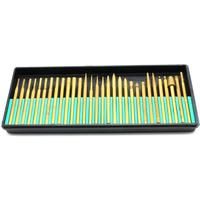 30pcs Diamond Burs with Box Mini Electric Drill Shank Diamond Turning Pin Hand Drill Rotary Tools