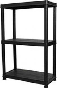 3 Tier Plastic Shelving Unit