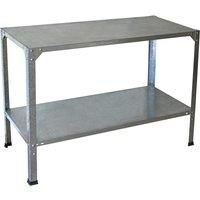 Palram Greenhouse Accessory Steel Work Bench - Silver