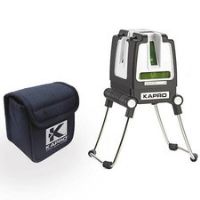 Kapro Crossline Laser 873G, Green 3 Line Laser Self Leveling + Bag