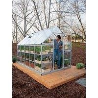 Palram Hybrid Greenhouse 6 x 10  Silver