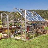 PALRAM OCTAVE 8X12 SILVER GREENHOUSE