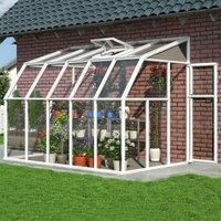 Palram Rion Sunroom Conservatory White/Clear 6x10ft