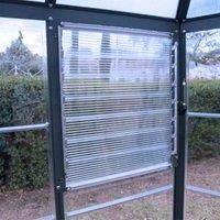 Palram Greenhouse Accessory Side Louver Window - Silver