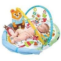 Play 'N’ Nap. 3-in-1 Baby Activity Gym with Blanket, Tummy Time Pillow & Sensory Toys for 0-12 Months. Padded, Foldable, Machine Washable Infant Play Mat by Yookidoo.