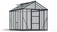 Palram 8 x 12ft Glory Large Aluminium Apex Greenhouse with Polycarbonate Panels