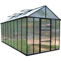 Palram 8 x 16ft Glory Aluminium Frame Apex Greenhouse