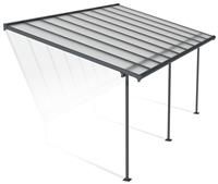 Palram Sierra 3 x 5.46m Patio Cover  Grey Clear