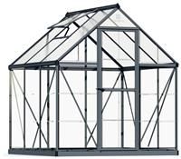 6' x 6' Palram Canopia Hybrid Grey Greenhouse (1.85m x 1.86m)