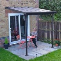 Palram Sierra Patio Cover (2.3 x 2.3, Grey)