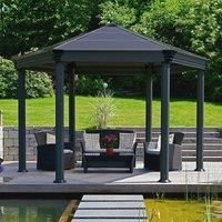 Palram Roma 13ft x 11ft Hexagonal Garden Gazebo