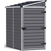 Palram Skylight Shed (4x6 pent, Grey)