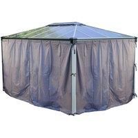 MARTINIQUE 4300 RECTANGULAR GAZEBO CURTAIN SET