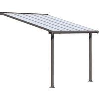 PALRAM OLYMPIA 3X3.05 GREY CLEAR PATIO COVER