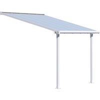 PALRAM OLYMPIA 3X3.05 WHITE CLEAR PATIO COVER