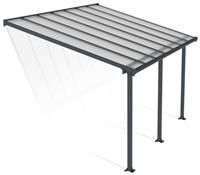 Palram OLYMPIA 3X4.25 GREY CLEAR PATIO COVER
