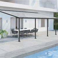 Palram Olympia Garden Patio Awning  3 x 7.3m  Grey