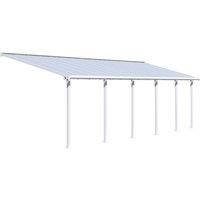 Palram Olympia Garden Patio Awning  3 x 8.51m  White