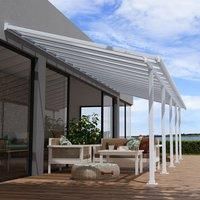 Palram - Canopia Canopia by Palram Olympia Patio Cover 3m x 9.71m - White Clear