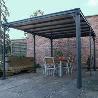 Palram Milano 4300 Garden Gazebo  Grey