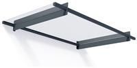 Palram Nancy 1500 Porch Door Canopy Rain Cover Grey