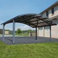 Palram Canopia Arizona Breeze Double 19Ft x 16Ft Carport - Wings / Arch Design