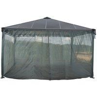 Palram - Canopia Canopia by Palram Rectangular Gazebo Netting Set - Grey