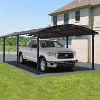 Palram Arcadia Carport Grey (6.4m)