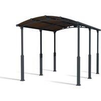 12' x 16' Palram Canopia Arcadia Alpine 5000 Grey Metal Carport (3.59m x 5.02m)