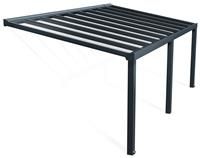 Palram - Canopia Canopia by Palram Stockholm Patio Cover 3.4 X 6.6 Clear - Grey