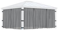 Palram Canopia Dallas 4 Piece Gazebo Netting Set 14 x 16ft