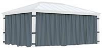 Palram Canopia Dallas 4 Piece Gazebo Curtain Set 14 x 20ft
