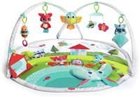 Tiny Love Dynamic Gymini, Baby Play Mat and Activity Gym with Music and Lights, Suitable from Birth, 0 Month +, 100 x 90 cm, Meadow Days