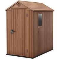 Keter 245957 Darwin Outdoor Garden Shed Brown