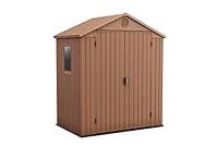 Keter - Darwin 6x4 Wood Effect Shed, Brown