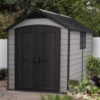 Keter Premier 7' 6'' x 9' Shed - Grey
